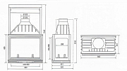 Каминная топка Seguin Multivision 8000 3 стекла