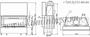 Каминная топка Kobok Horizont VD 120.57 DSM KRO-VD 4S