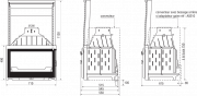 Каминная топка Seguin Visio 7 black line