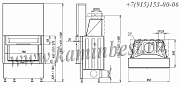 Каминная топка Kobok Horizont VD 78.51 SM SOS