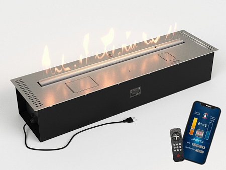 Биокамин автоматический Good Fire 1100 RC Inox