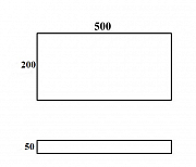 Шамотная плита 500x200x50 мм 525