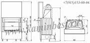 Каминная топка Kobok Horizont VD 73.57 SM SO